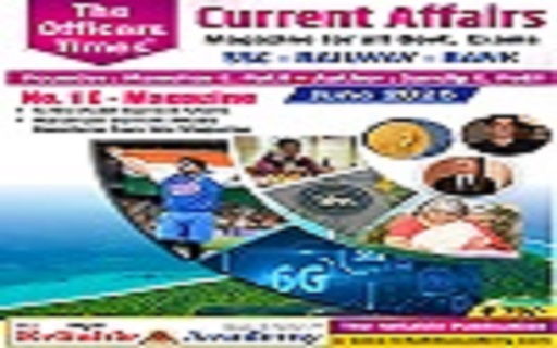 Current Affairs Magazine - June 2025
