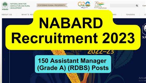 NABARD Assistant Manager Grade A Recruitment 2023 – Apply Online for 150 Posts