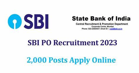 SBI PO Recruitment 2023 