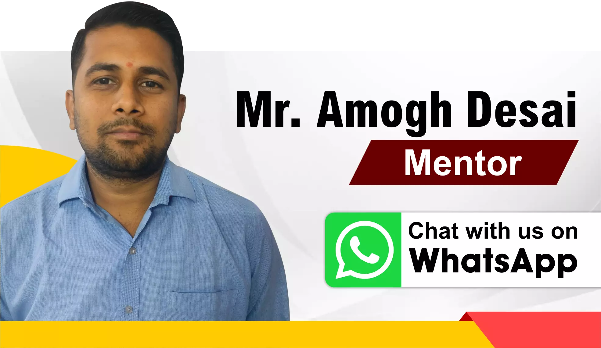 Mr. Amogh Desai | Reliable Academy